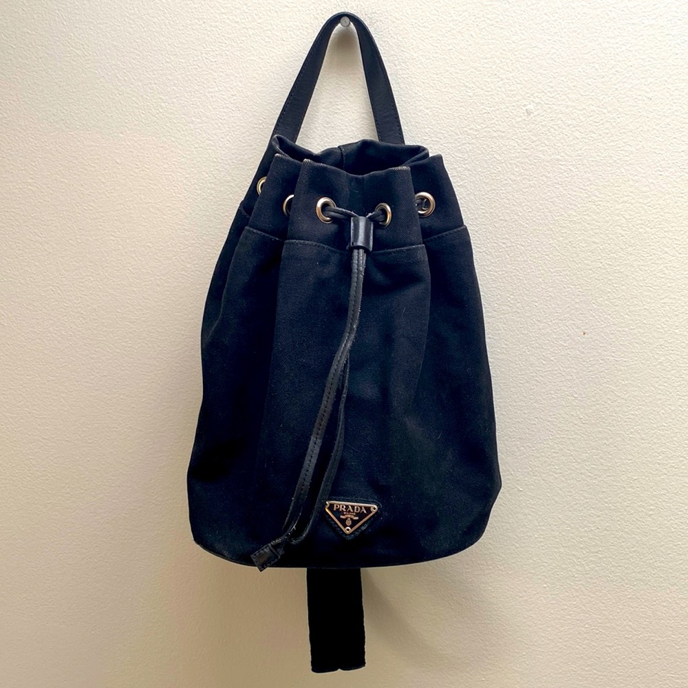 Prada Black Backpack